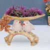Resin Handcrafted Birds Couple On Tree Showpiece Bird Statue For Home Dcor Living Room Bedroom Table Top Antique Garden Decoration Items