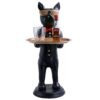 Cool Dog Showpiece with Plate for Home Dcor Item | Kitchen,Bedroom,Office,Dinning Table Decorative Item - Image 3
