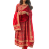 Charming in Cotton ? Embroidered Floral Printex Dress for Women (XL)