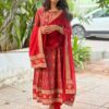Charming in Cotton ? Embroidered Floral Printex Dress for Women (XL) - Image 2