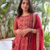 Charming in Cotton ? Embroidered Floral Printex Dress for Women (XL) - Image 5