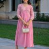 Cotton Printed Kurta with Coordinated Palazzo and Dupatta for Women(L) - Image 8