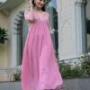 Cotton Printed Kurta with Coordinated Palazzo and Dupatta for Women(L) - Image 7