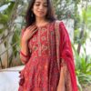 Charming in Cotton ? Embroidered Floral Printex Dress for Women (XL) - Image 6