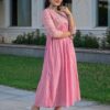 Cotton Printed Kurta with Coordinated Palazzo and Dupatta for Women(L) - Image 5